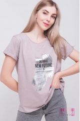 Футболка (цвет - бежевый)
