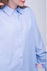 Блузка (колір - блакитний)